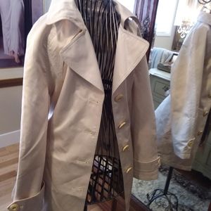 SOLD Champagne color Variations Trent coat